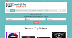 Desktop Screenshot of directsalesdirectory.com